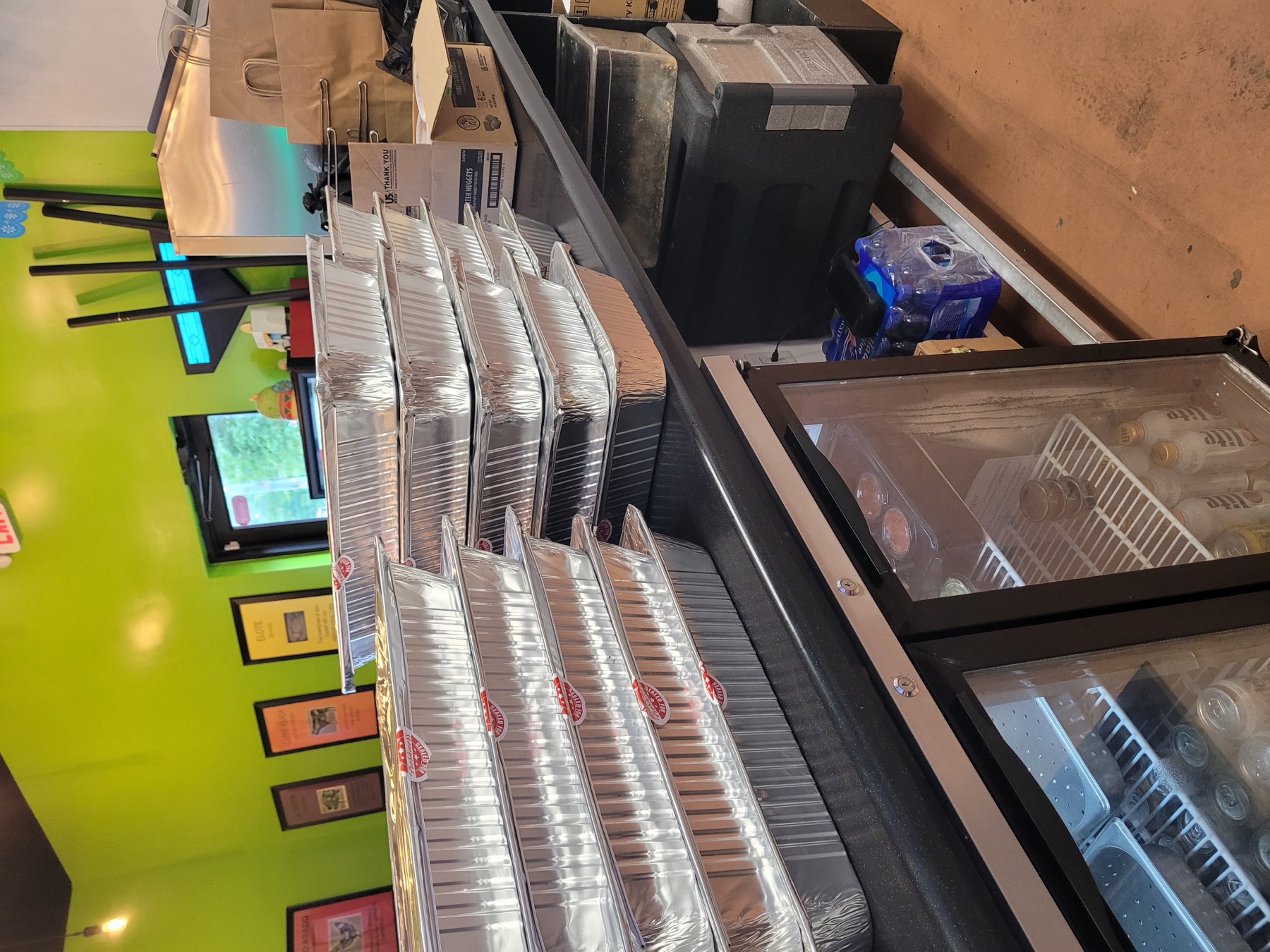 Inside the Tuesdays taco shop